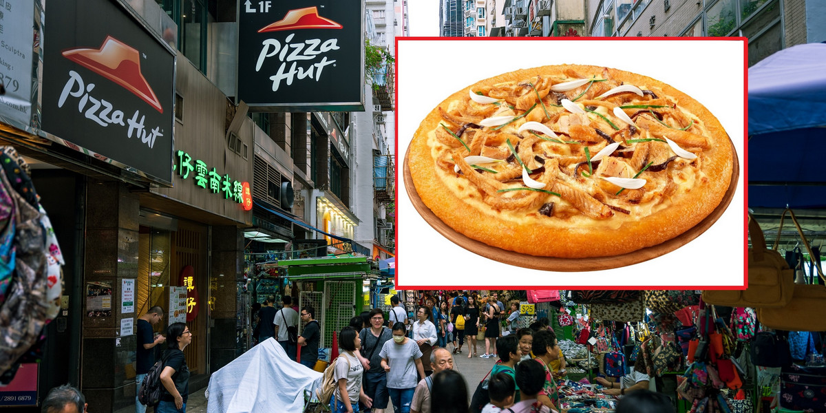 Pizza Hut w Hongkongu wprowadziła do menu pizzę z węża