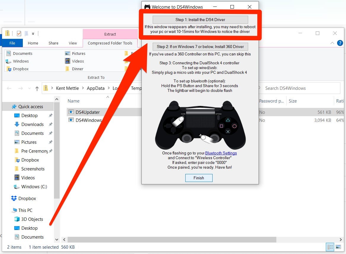 How to connect and pair a PS4 controller to your PC using Bluetooth or