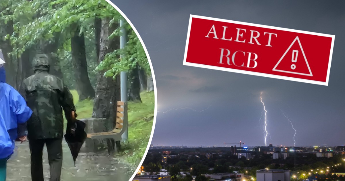 Burzowe ostrzeżenia RCB i IMGW: Zagrożenie przerwami w prądzie i podtopieniami w 4 regionach Polski