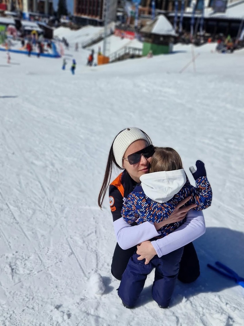 Sanja Kužet na zimovanju 