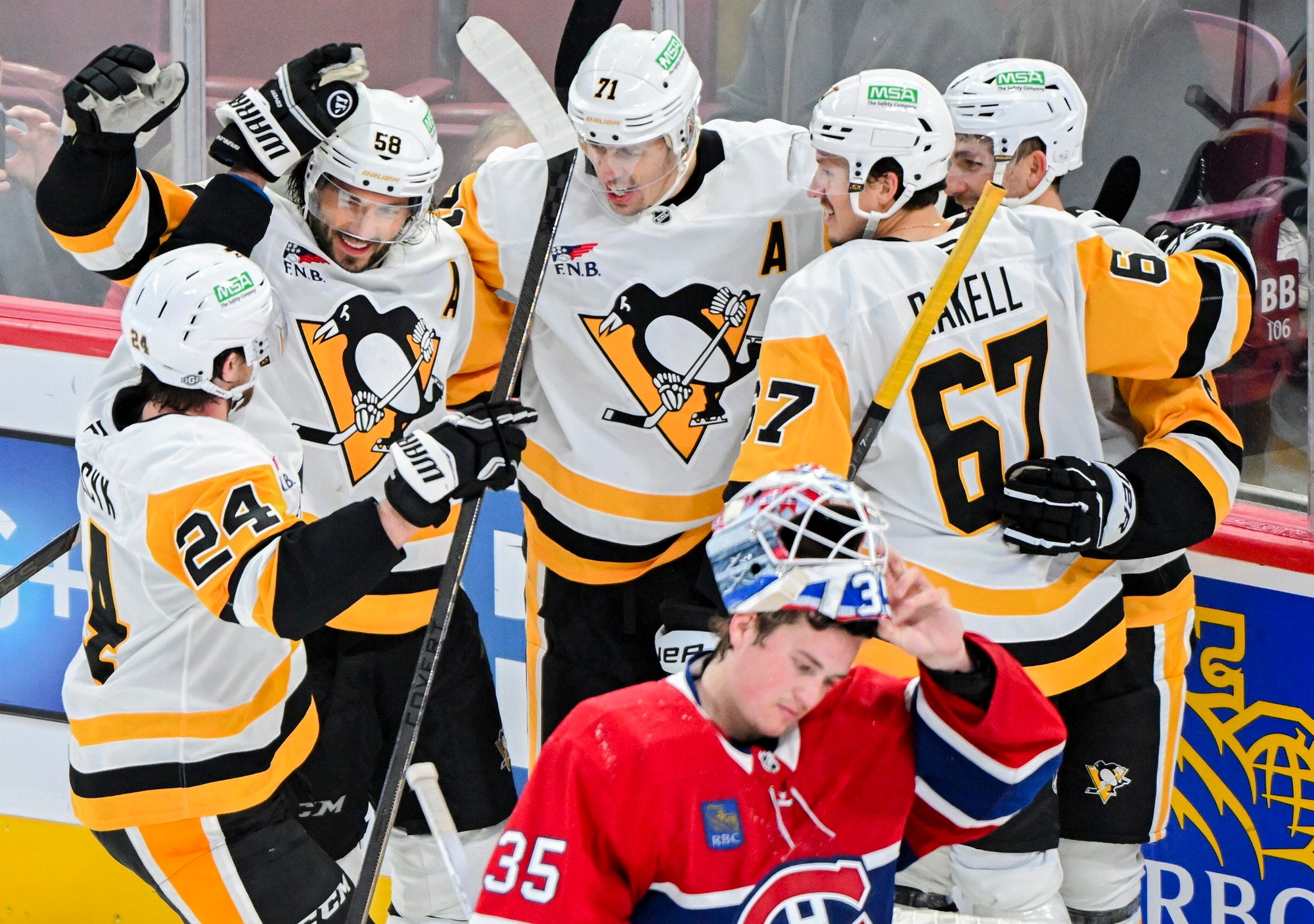 Zápas NHL: Montreal Canadiens - Pittsburgh Penguins.
