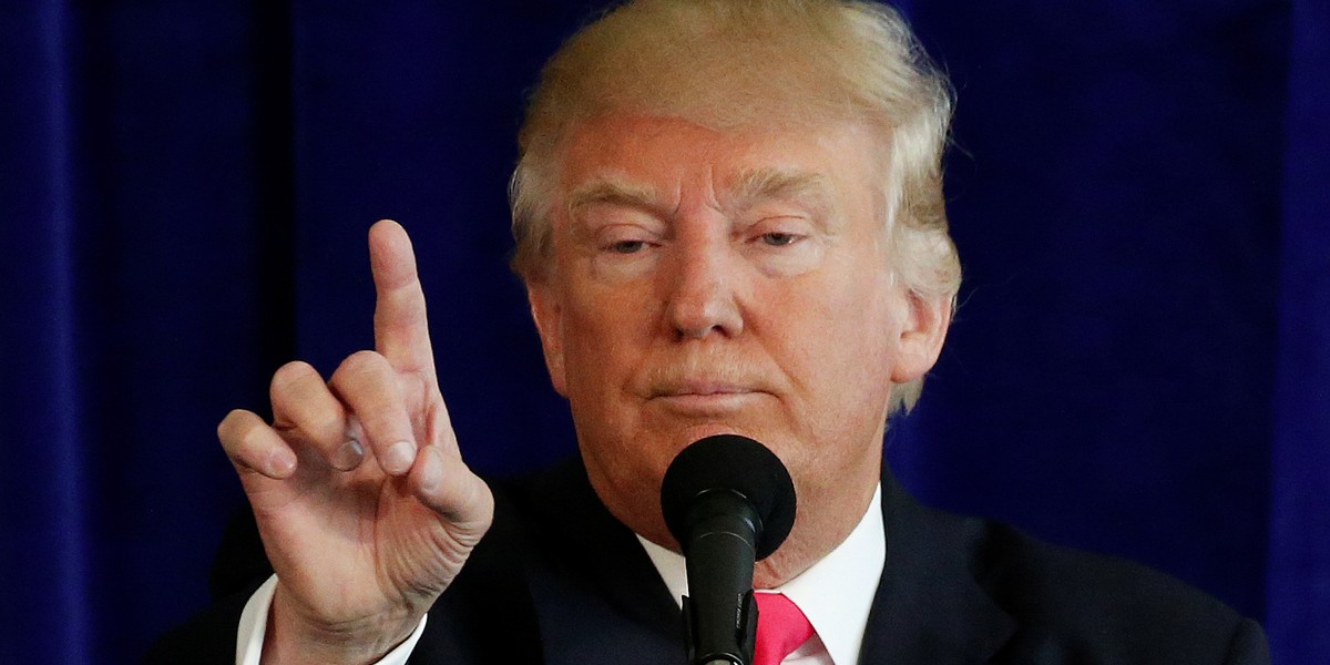 Donald Trump at a campaign event at Trump National Doral Miami golf course in Florida on July 27.