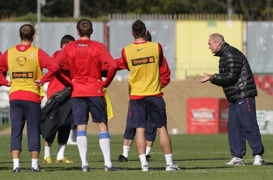 WARSZAWA TRENING PIŁKARSKIEJ REPREZENTACJI POLSKI