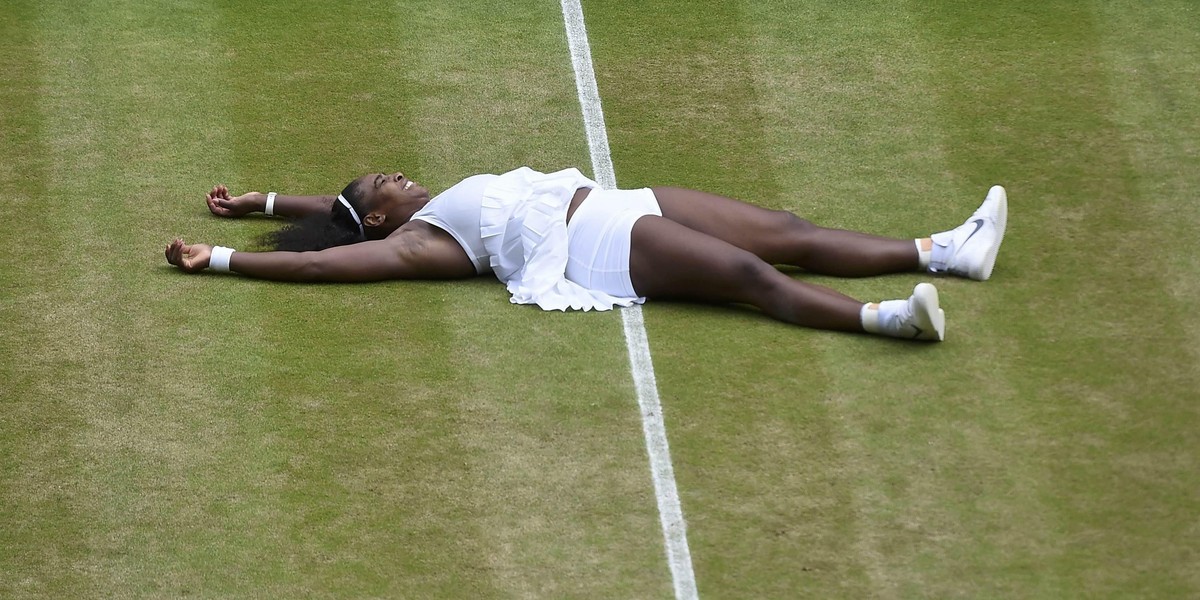 Serena Williams wygrała dwa finały Wimbledonu w jeden dzień