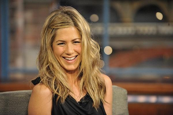 Jennifer Anniston gościem programu "Late Show with David Letterman"