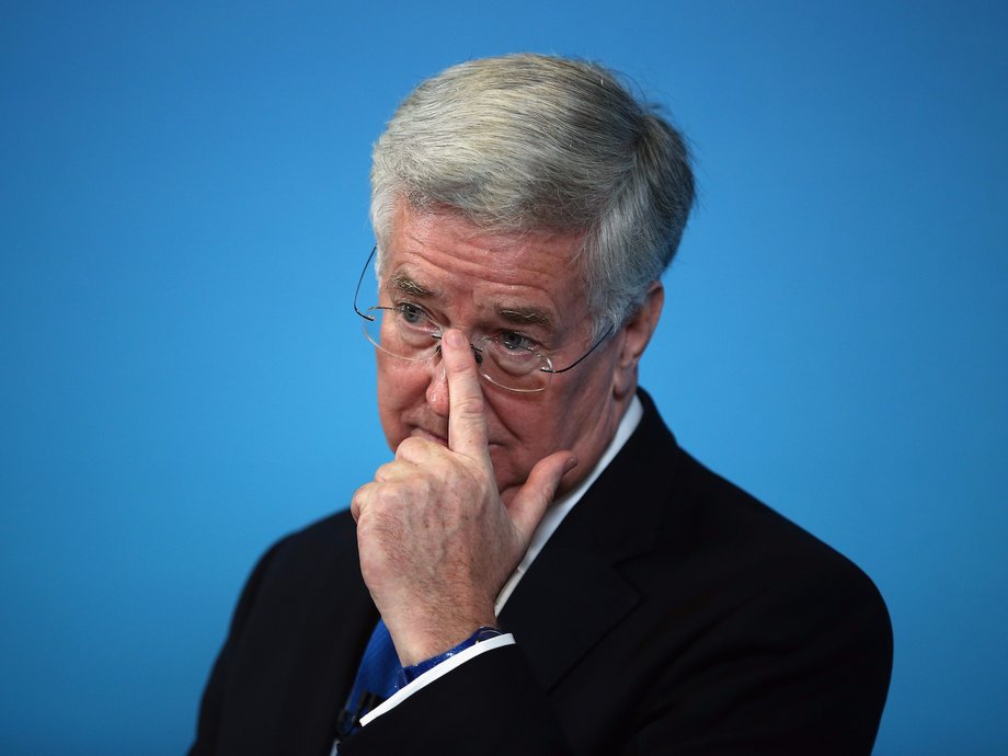 Defence Secretary Michael Fallon.