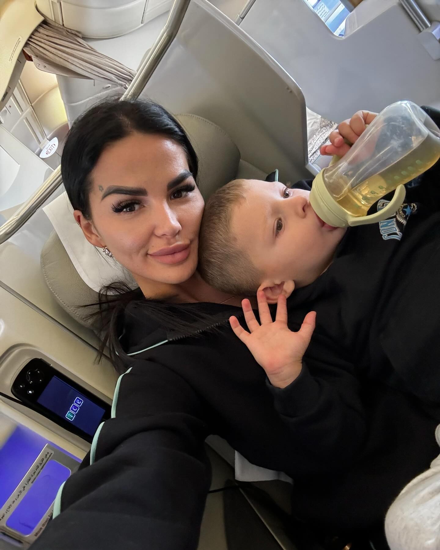 Zuzana Plačková so synom Dionkom.