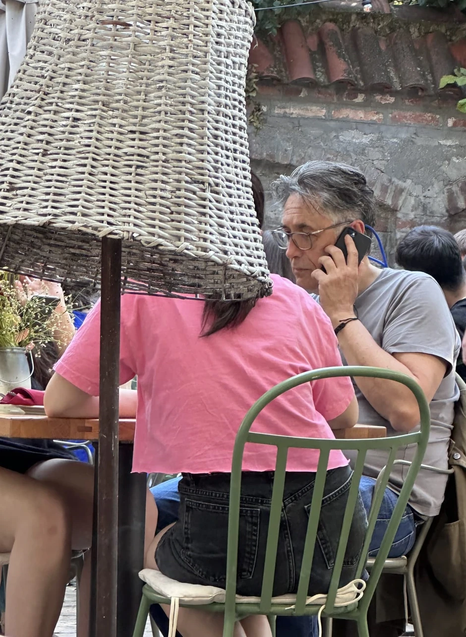 Peđa Bjelac u centru Beograda