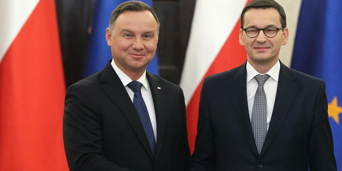 Andrzej Duda i Mateusz Morawiecki