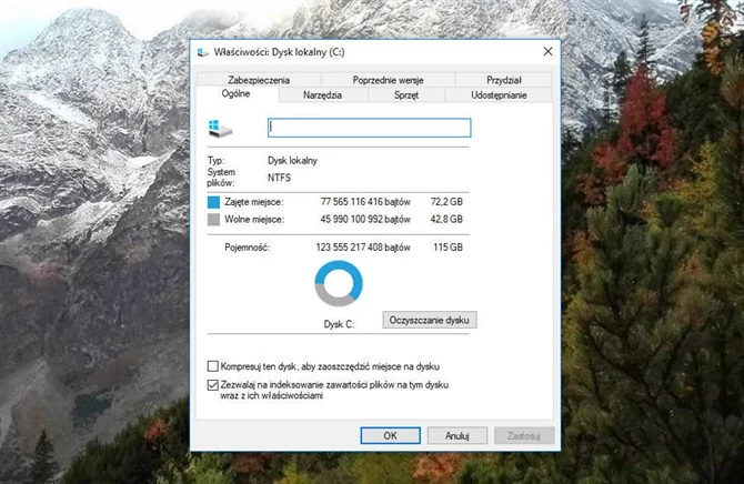 Tak sprawdzisz, ile masz wolnego miejsca na dysku przed instalacją Windows 10 Spring Creators Update