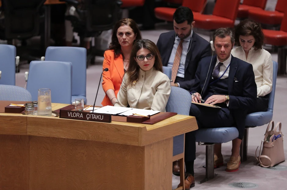 Vljora Čitaku u Ujedinjenim nacijama