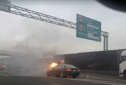 BMW zapaliło się na trasie S8. Czy to znów problemy z wadliwym układem EGR? [WIDEO]