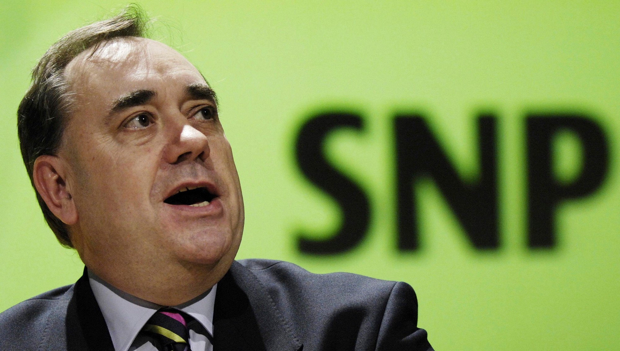Bývalý škótsky premiér Alex Salmond.