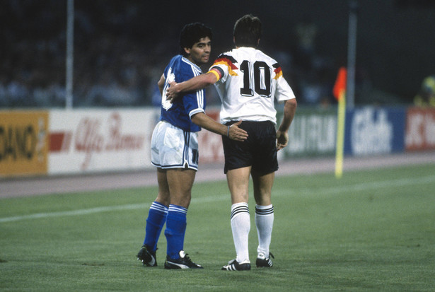 Diego Maradona i Lothar Matthaus