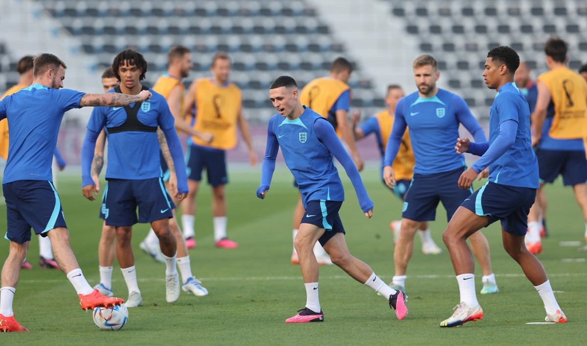 Trening reprezentacji Anglii
