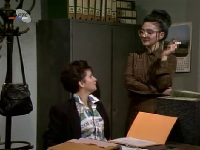 Jelica Sretenović kao Koka i Ljiljana Stjepanović kao Spečena u seriji "Bolji život"
