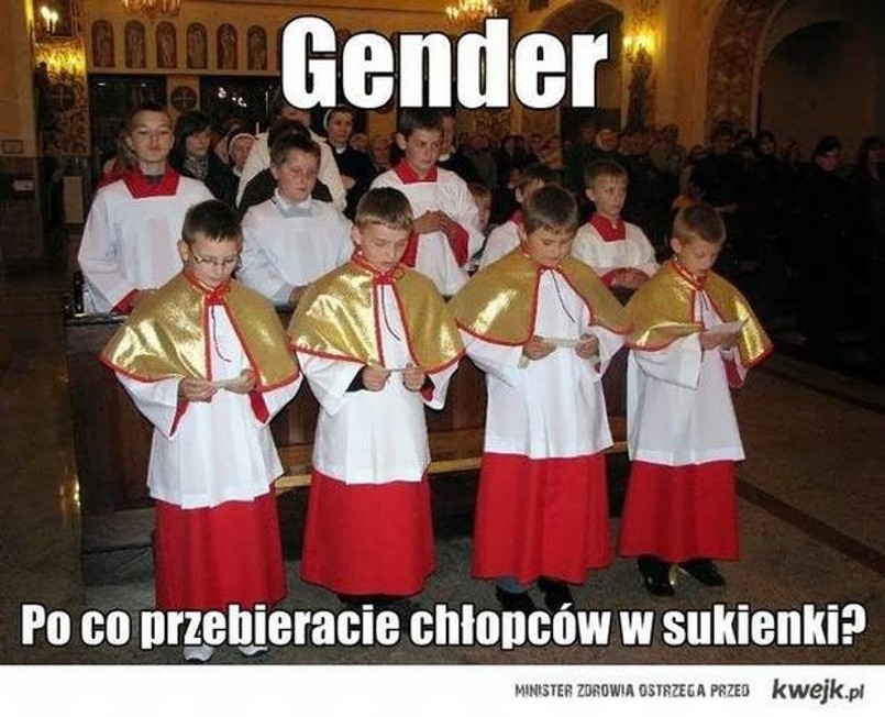 Kościół straszy gender, a internauci się śmieją [MEMY]