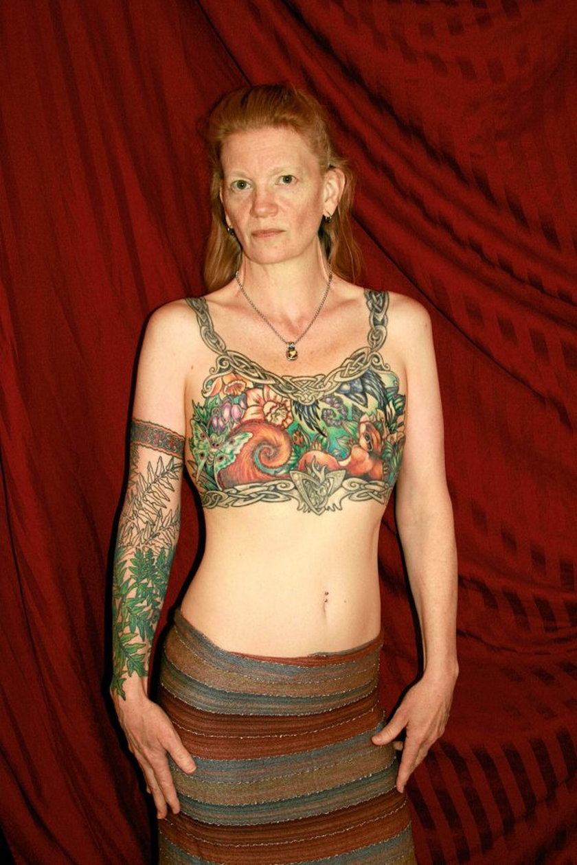 Tatuaże po mastektomii