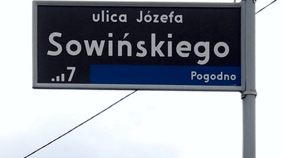 Przykład nowej tablicy fot. ZDM Poznań