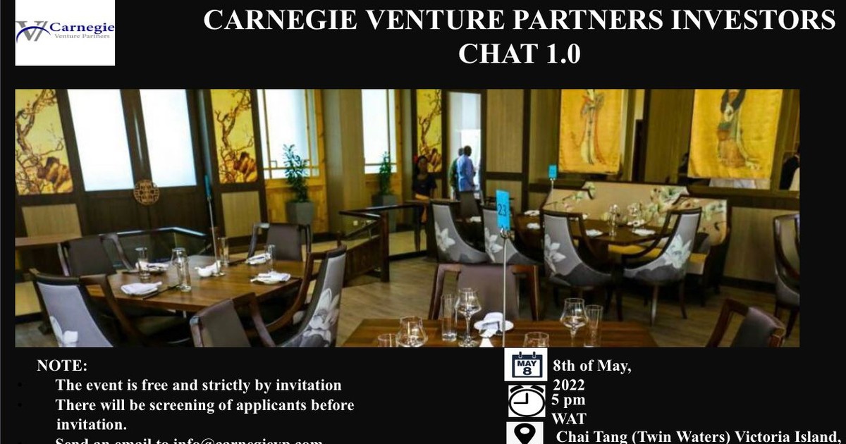 Carnegie Venture Partners unveils first investor chat series - Vimarsana News