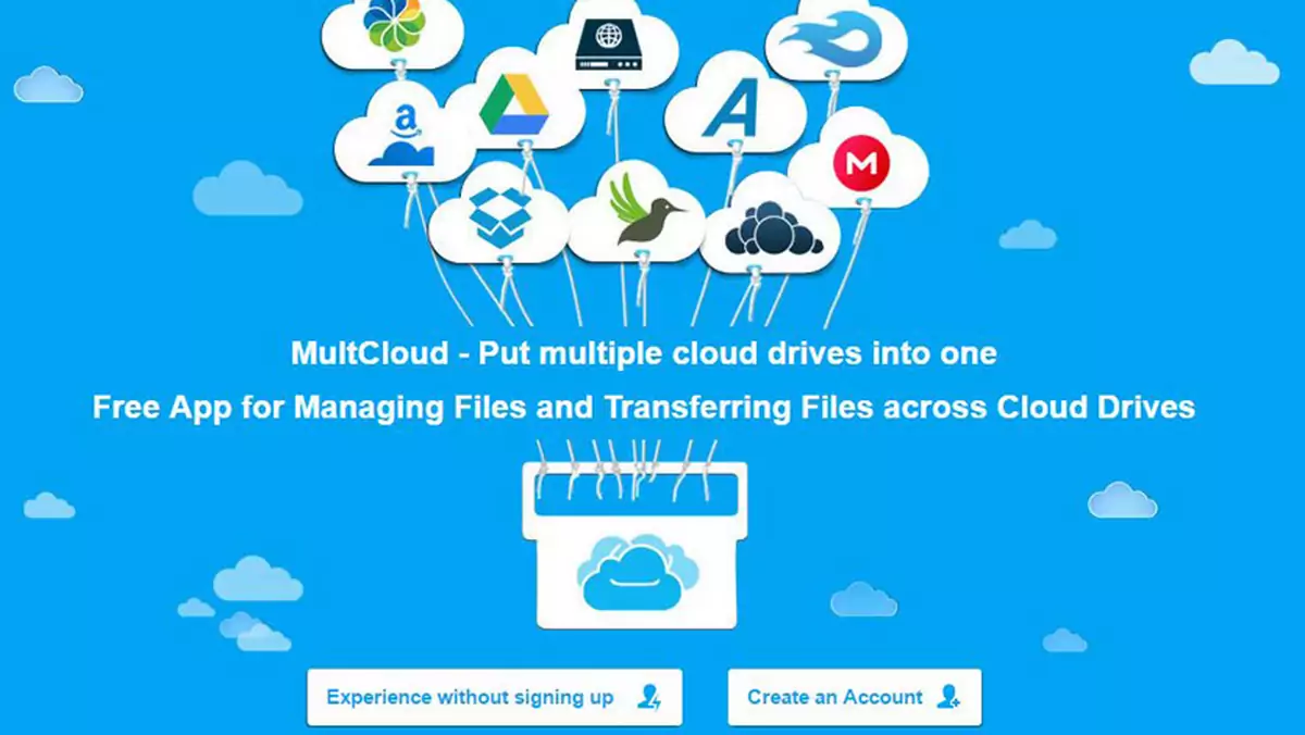 Agregator MultCloud, czyli wszystkie chmury w jednym miejscu