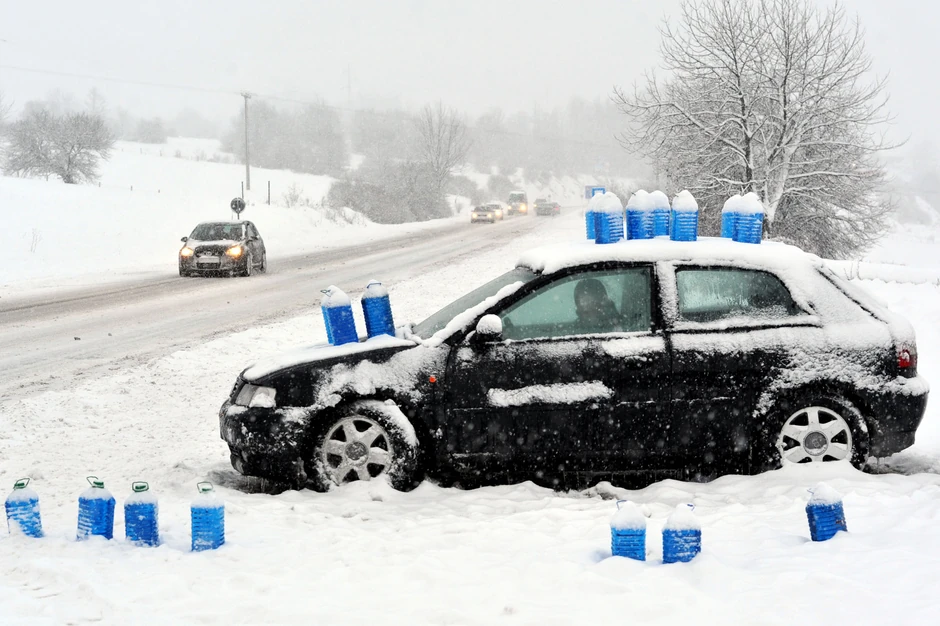 Sneg na magistrali Užice-Zlatibor 