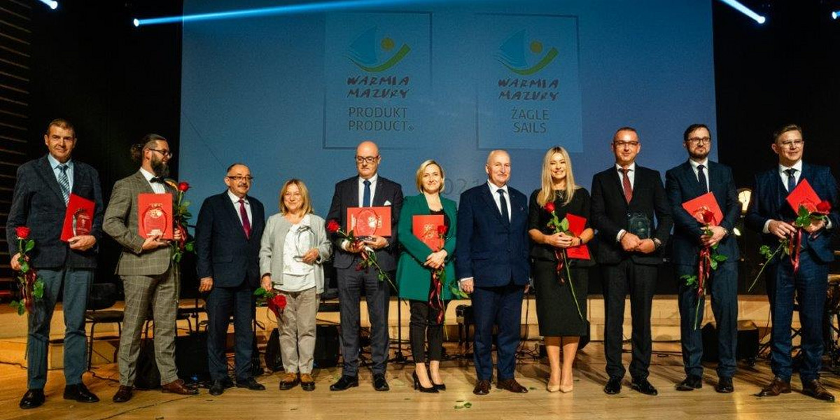 Laureaci Nagród Gospodarczych Żagle Warmii i Mazur w edycji 2021