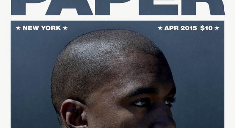 Kanye West on Paper Magazine cover