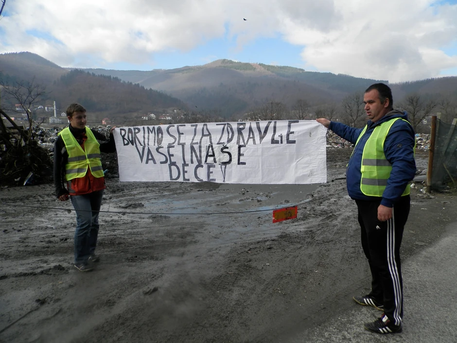 Protesti meštana na deponiji