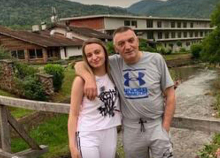 Goran Đokić i njegova ćerka Lidija