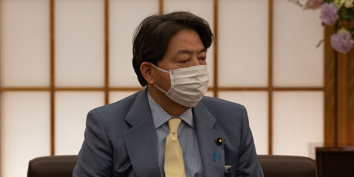 Minister spraw zagranicznych Japonii Yoshimasa Hayashi