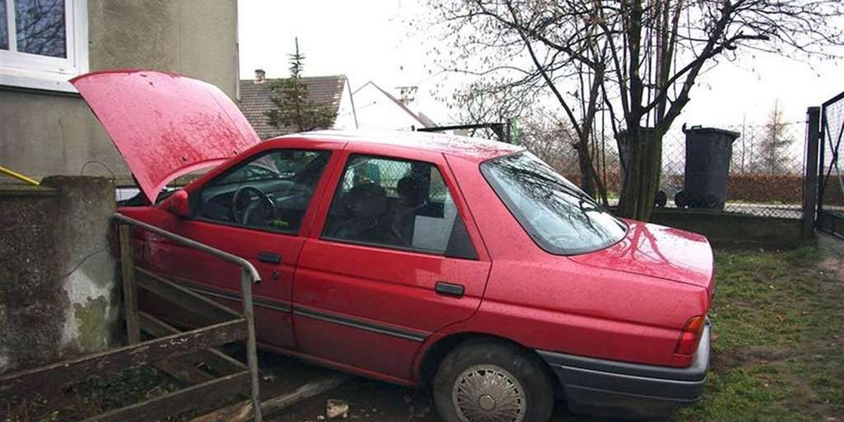 Przepraszam, że wjechałem w pana dom