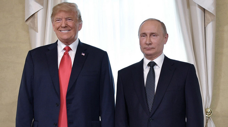 Trump és Putyin /Fotó:MTI -EPA - ALEXEY NIKOLSKYSPUTNI