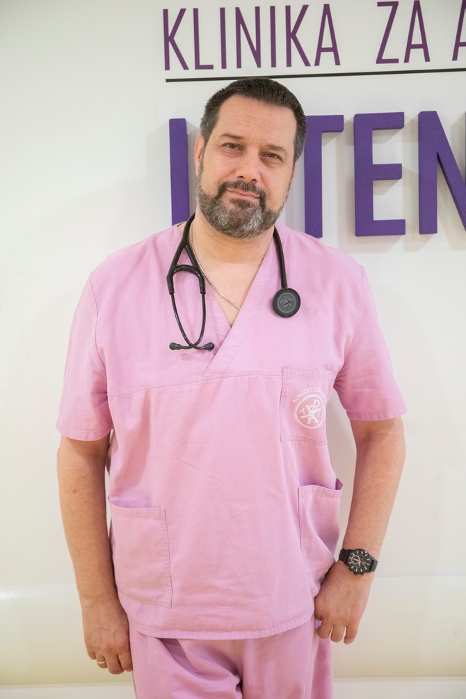Prof. dr Radmilo Janković, zamenik direktora KCN i direktor Klinike za anesteziju