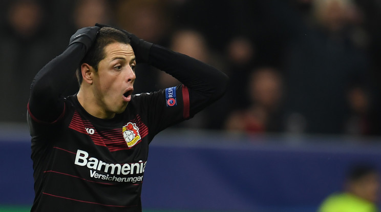 Chicharito tippje nem jött be /Fotó: AFP