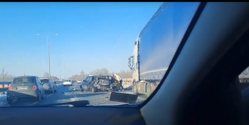 Saobraćajna nesreća na mostu Beška