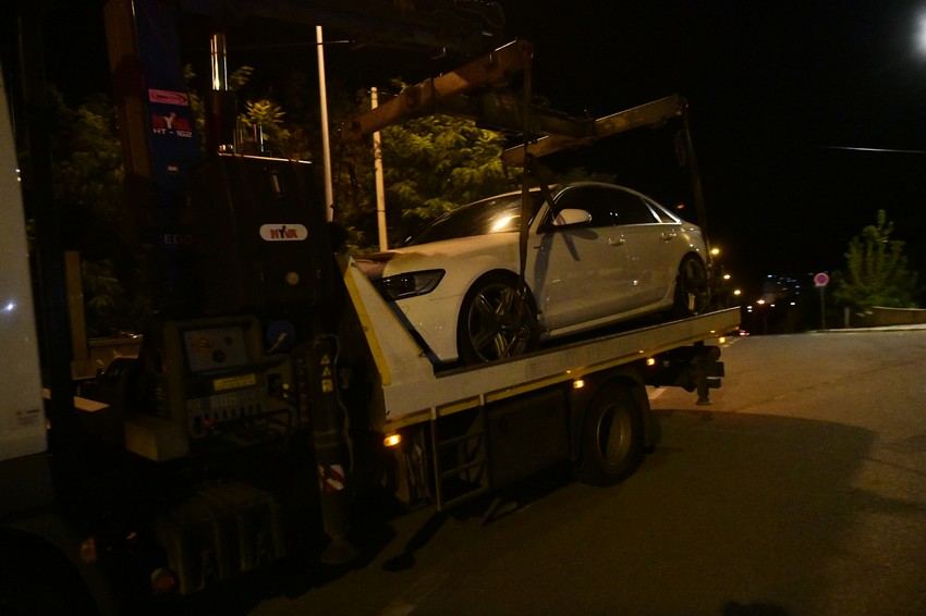 Automobil Nikole Vavića koji je odvezen na veštačenje