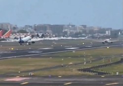 Cudem udało się uniknąć wypadku. Lądowanie i start na tym samym pasie