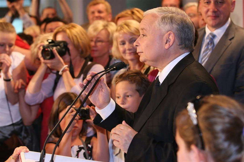 kaczyński, sztab, przegrana