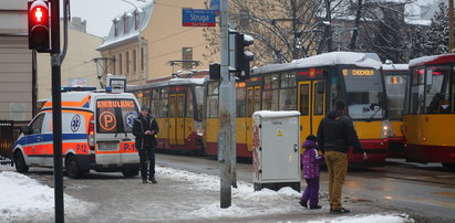 Zemdlona zatrzymała tramwaje