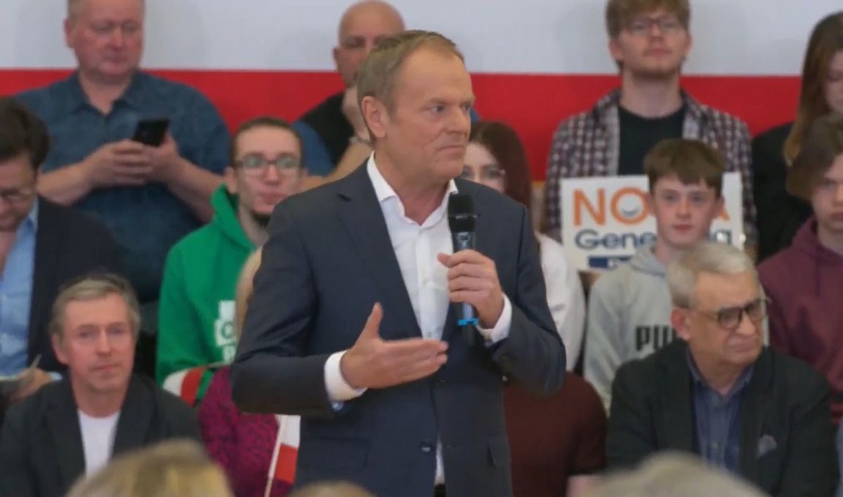 Donald Tusk w Kleosinie