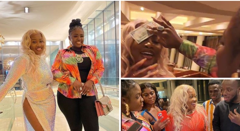 Tracey Boakye showers dollars 