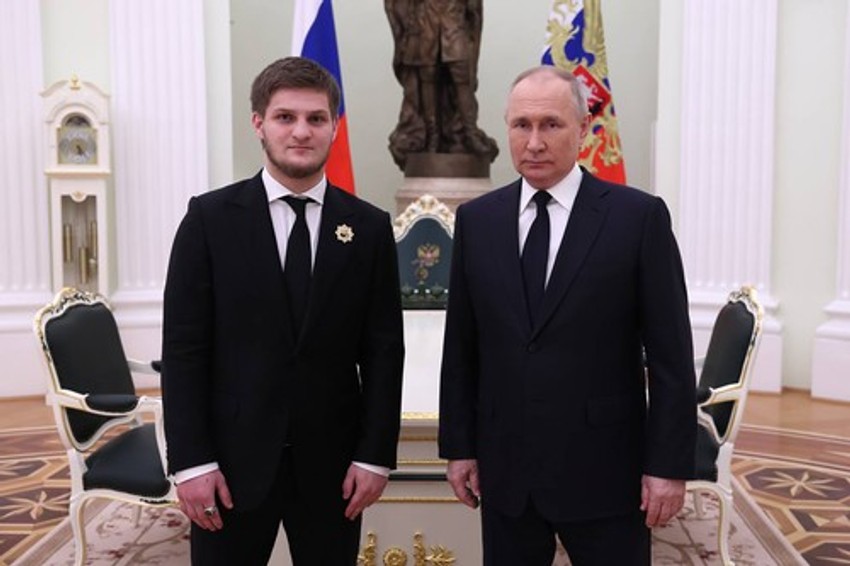 Ahmat Kadirov i Vladimir Putin