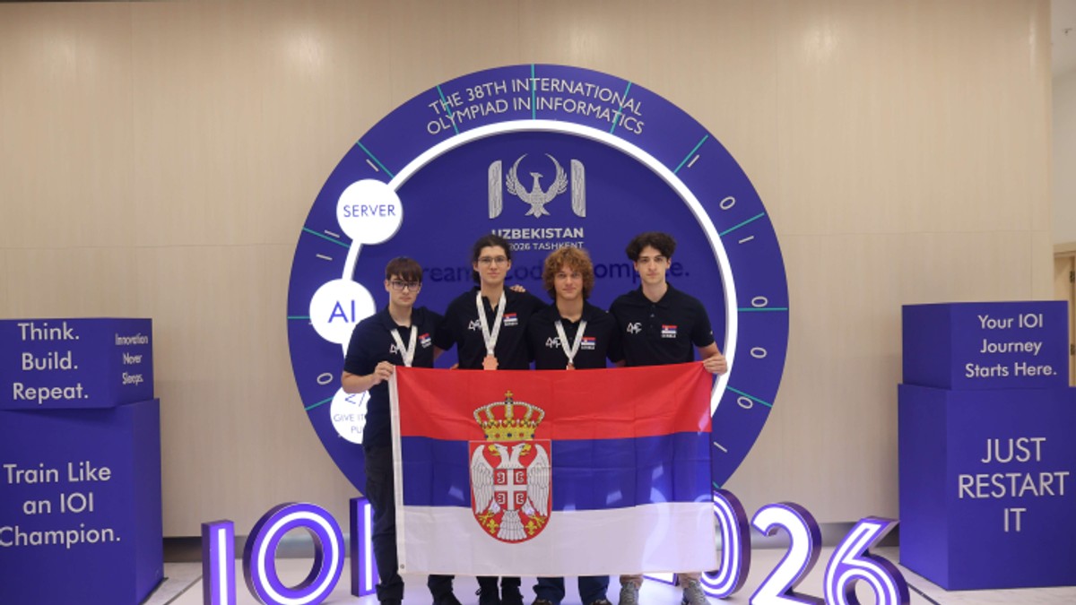 Učenici Matematičke gimnazije u Beogradu osvojili su tri bronzane medalje 