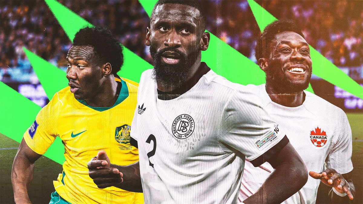 Nestori Irankunda, Antonio Ridiger i Alfonso Dejvis predstavljaju Australiju, Nemačku i Kanadu na Svetskom prvenstvu - i svi imaju veze sa Afrikom kao izbeglice. | Foto: BBC