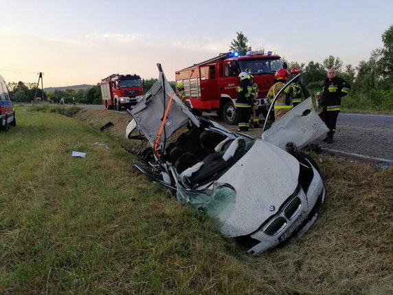 Wypadek w Olszynach koło Zakliczyna