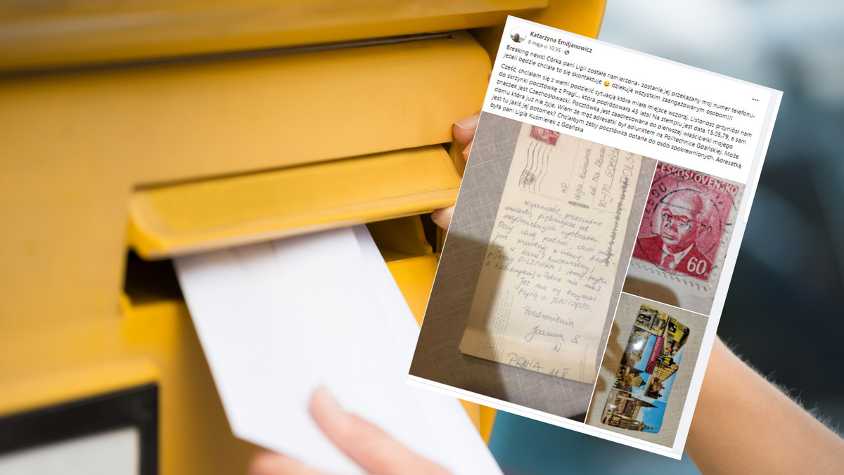 Pocztówka dotarła do Gdańska po 43 latach. Niezwykły finał historii