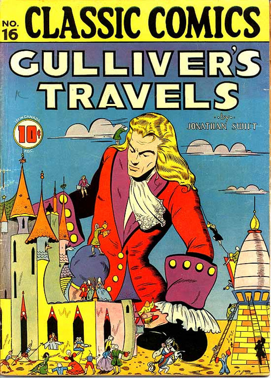 Podróże Guliwera. Amerykański komiks z 1943 r.
