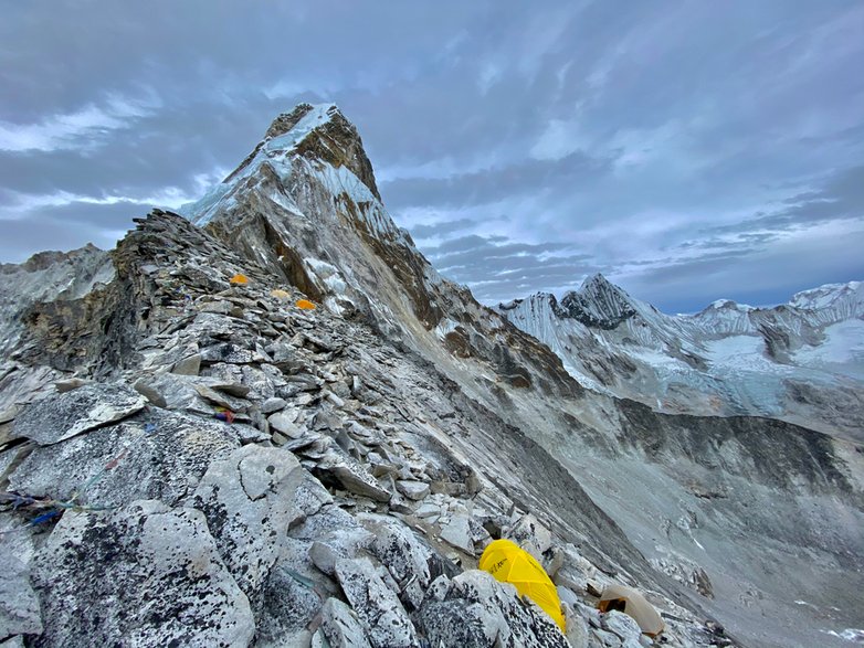 Ponownie w obozie 1 na Ama Dablam