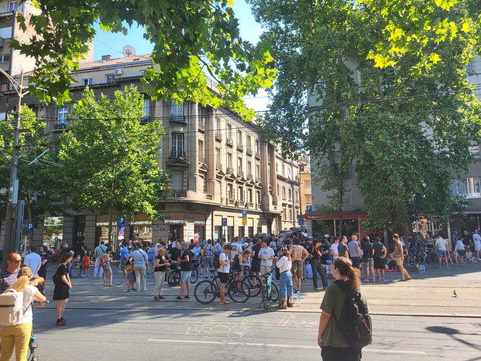 beograd studenti blokada protest bulevar